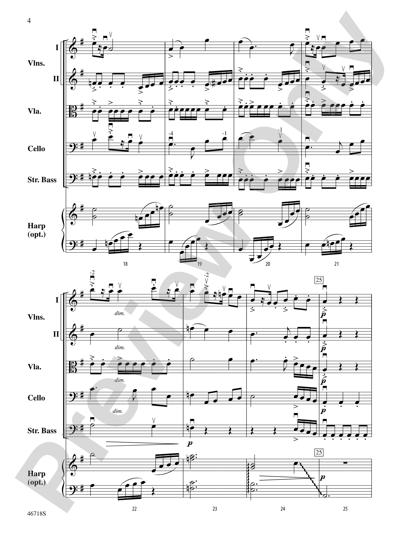 North of the Mountain: Score