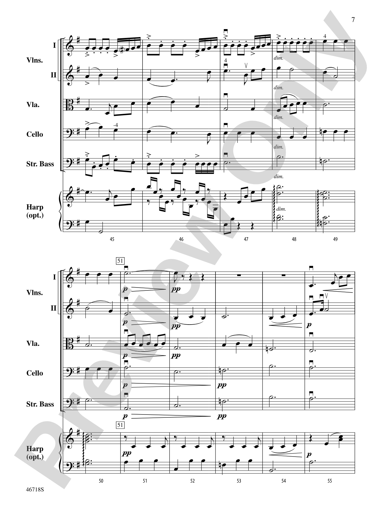 North of the Mountain: Score