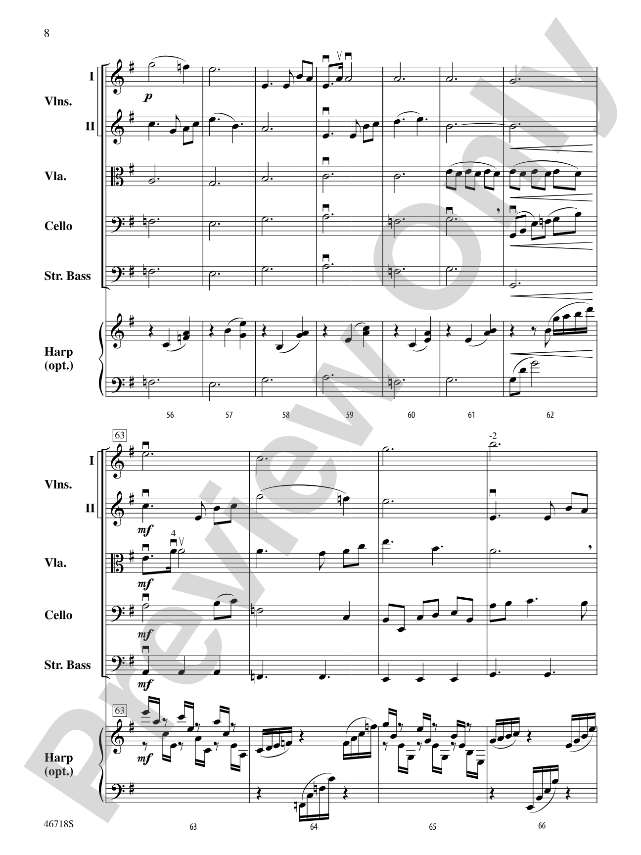 North of the Mountain: Score