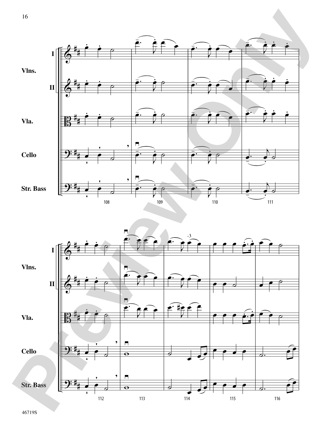 Symphony No. 5: String Orchestra Conductor Score & Parts