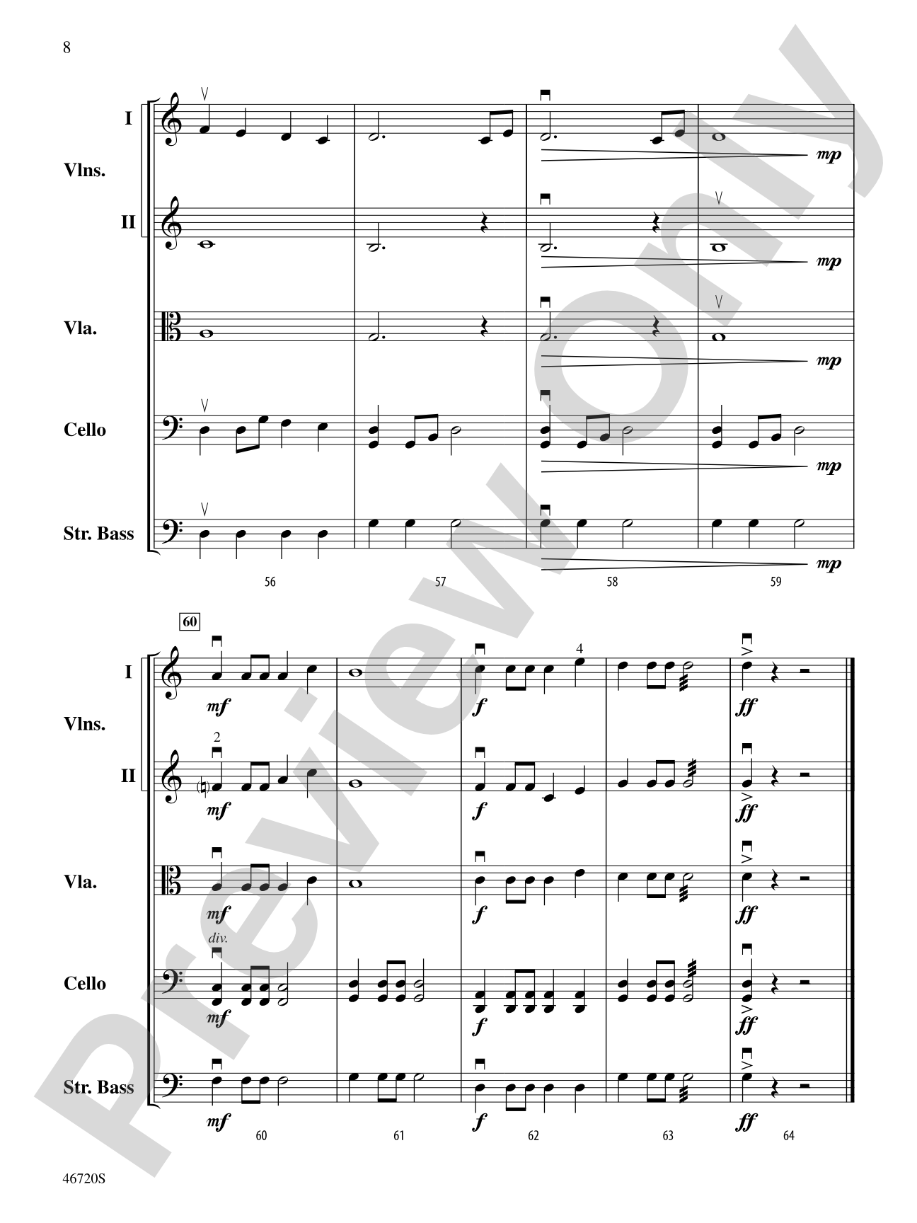 Coronation of the Queen: String Orchestra Conductor Score & Parts