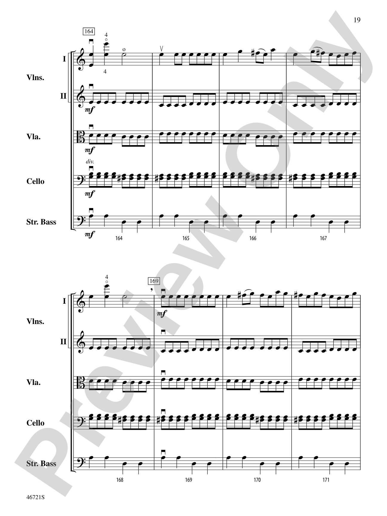 Petrushka: String Orchestra Conductor Score & Parts