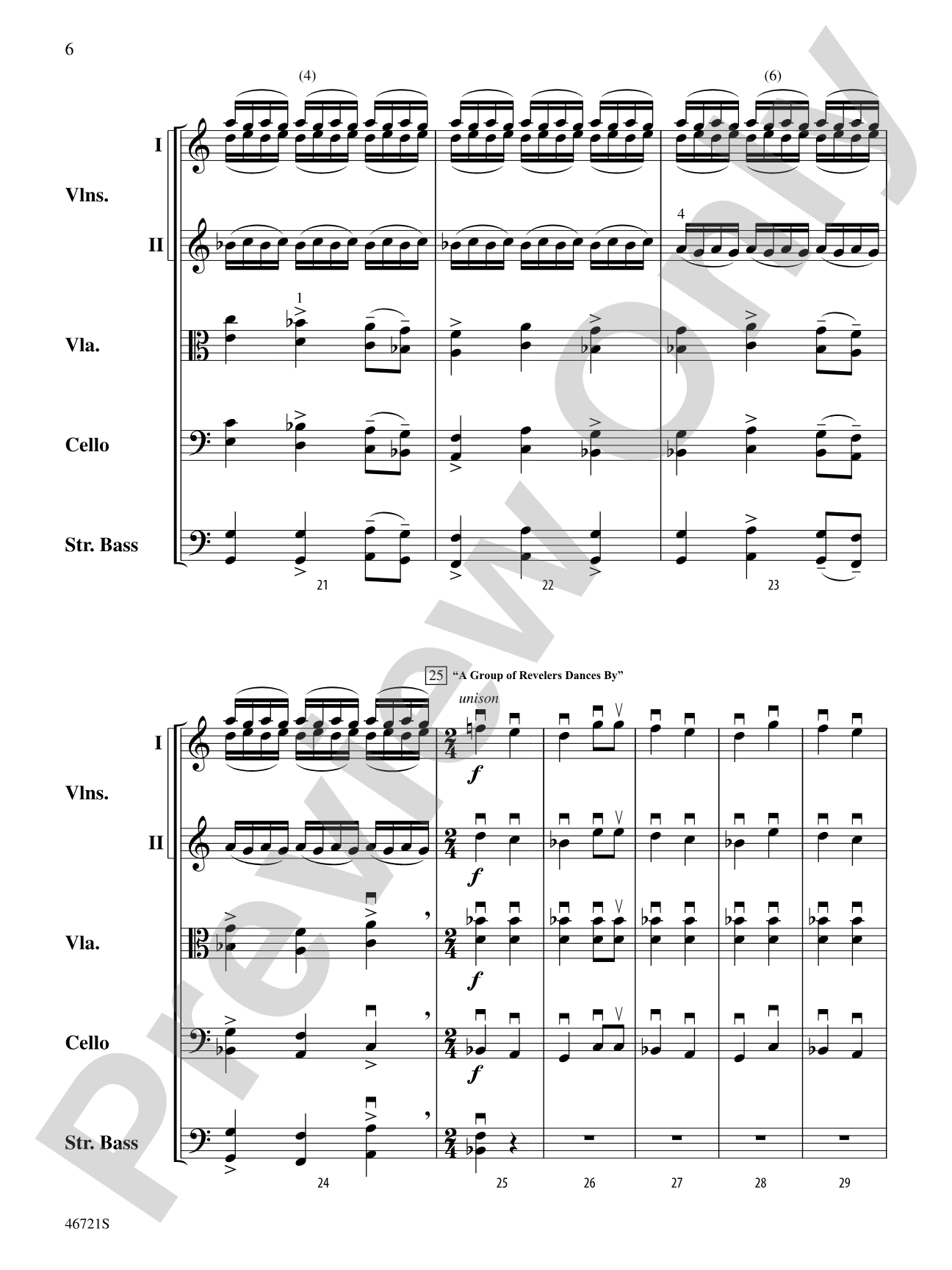 Petrushka: String Orchestra Conductor Score & Parts