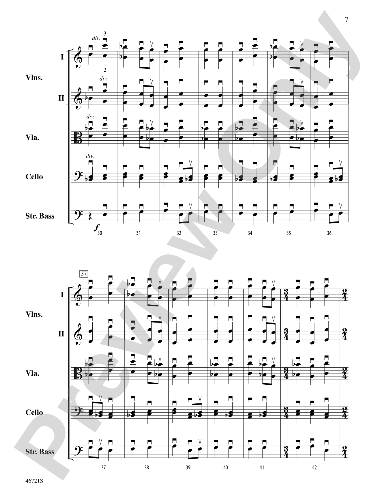 Petrushka: String Orchestra Conductor Score & Parts