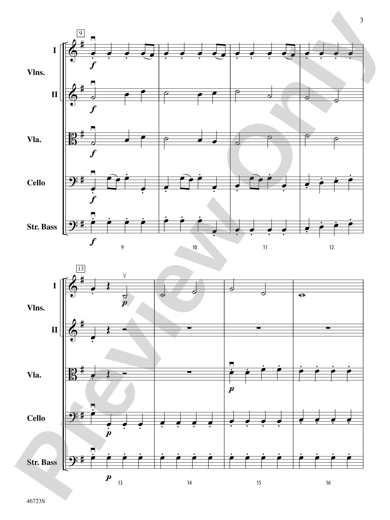Sky Islands: String Orchestra Conductor Score & Parts
