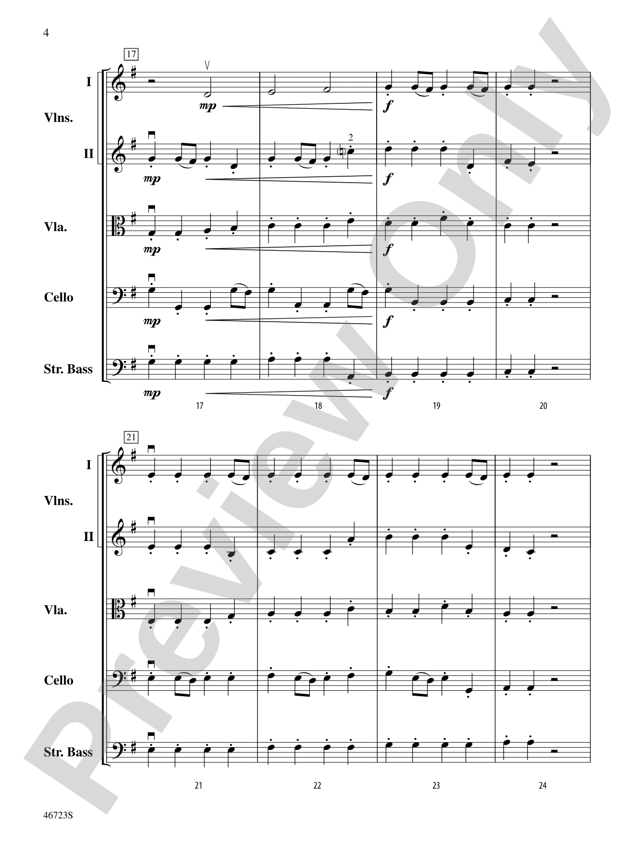 Sky Islands: String Orchestra Conductor Score & Parts