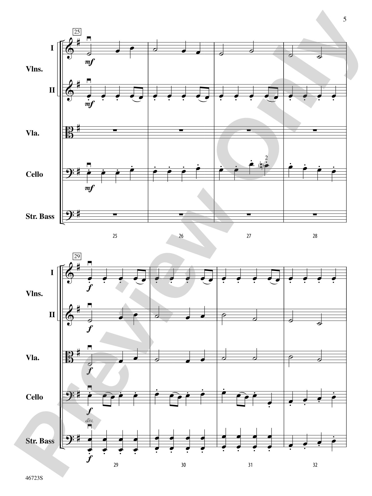 Sky Islands: String Orchestra Conductor Score & Parts