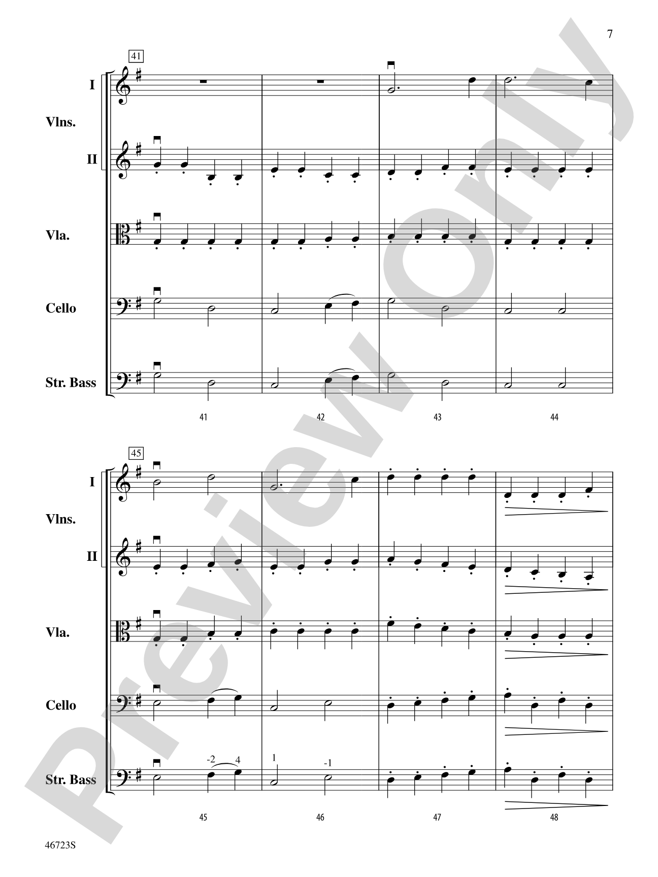 Sky Islands: String Orchestra Conductor Score & Parts