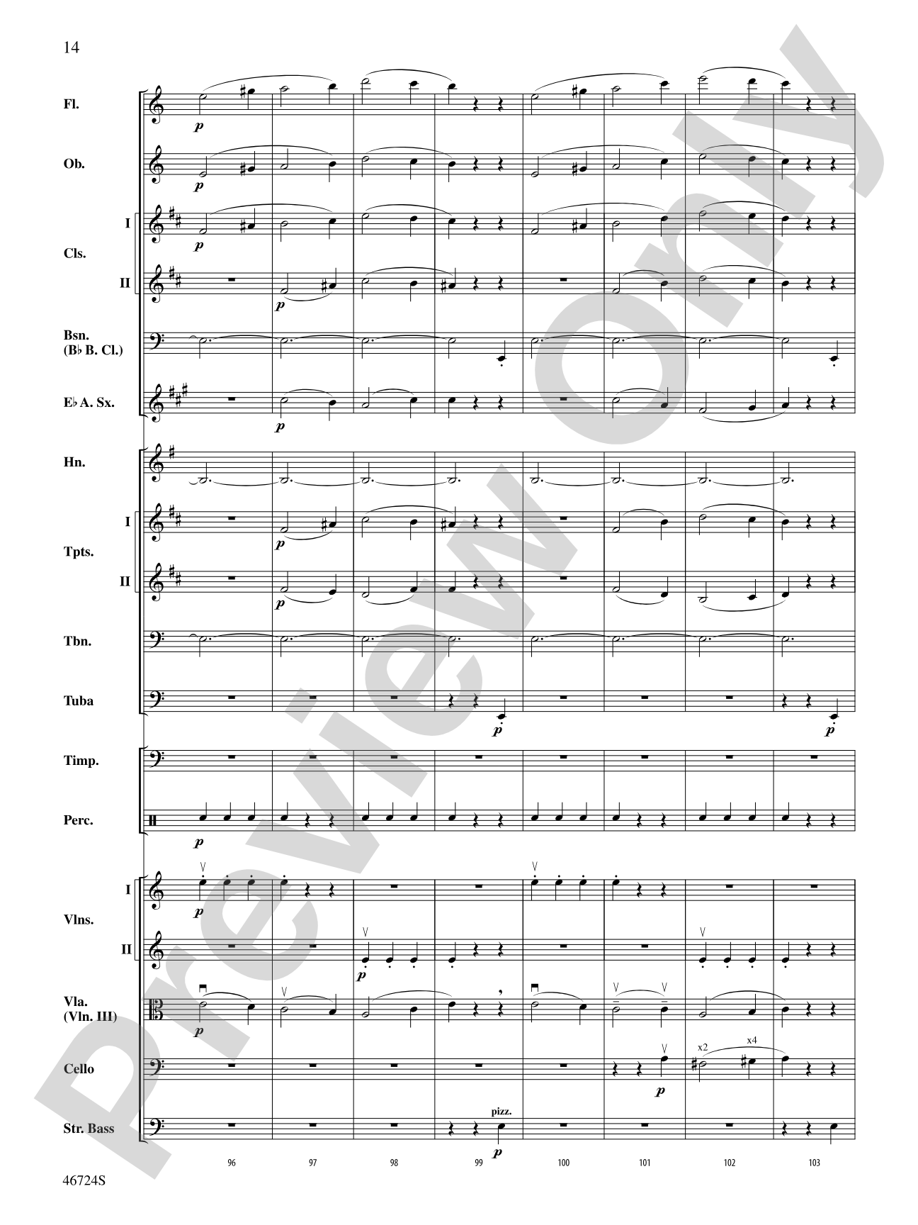 Symphony No. 5: Full Orchestra Conductor Score & Parts