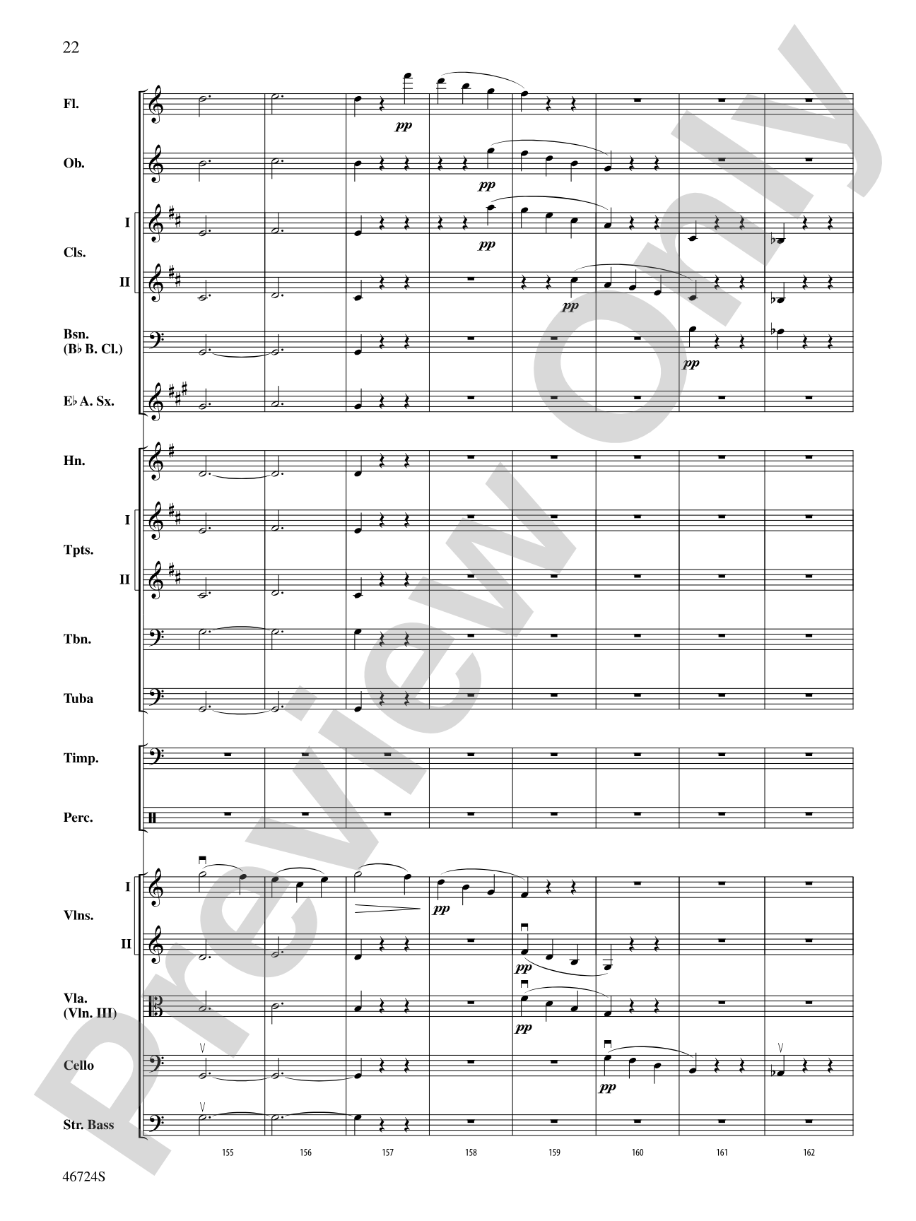 Symphony No. 5: Full Orchestra Conductor Score & Parts
