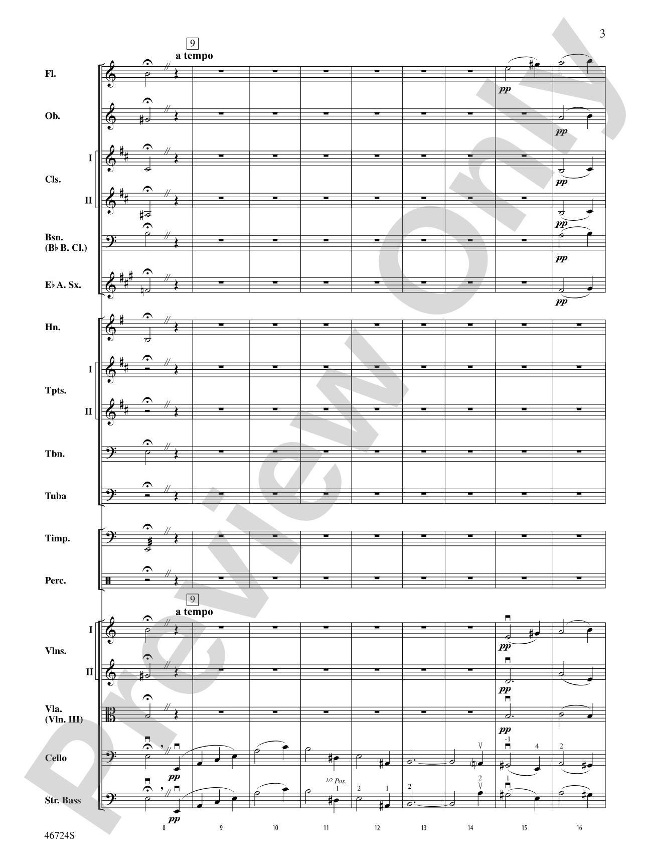 Symphony No. 5: Full Orchestra Conductor Score & Parts