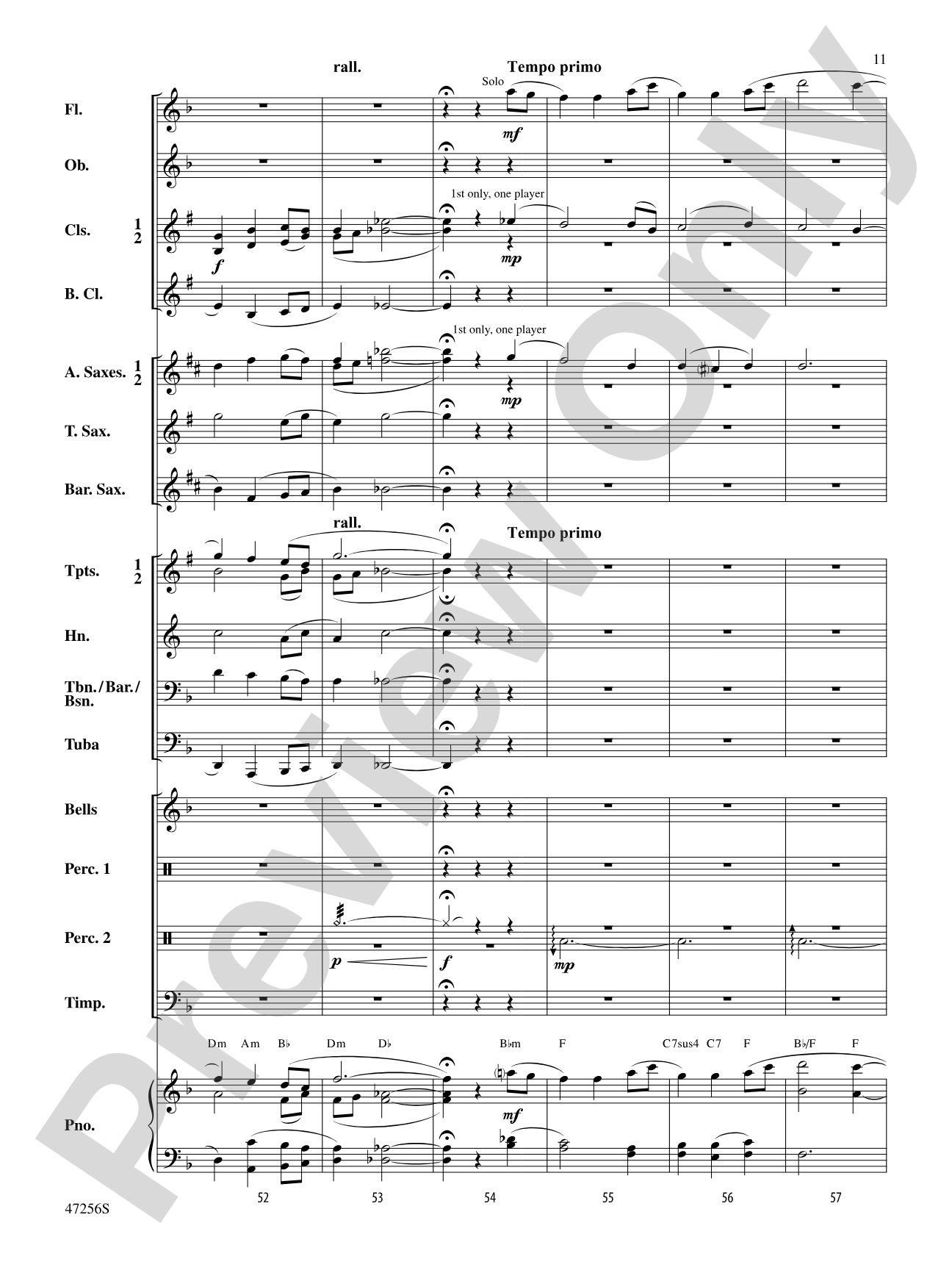 Blessed Legacy: Concert Band Conductor Score & Parts