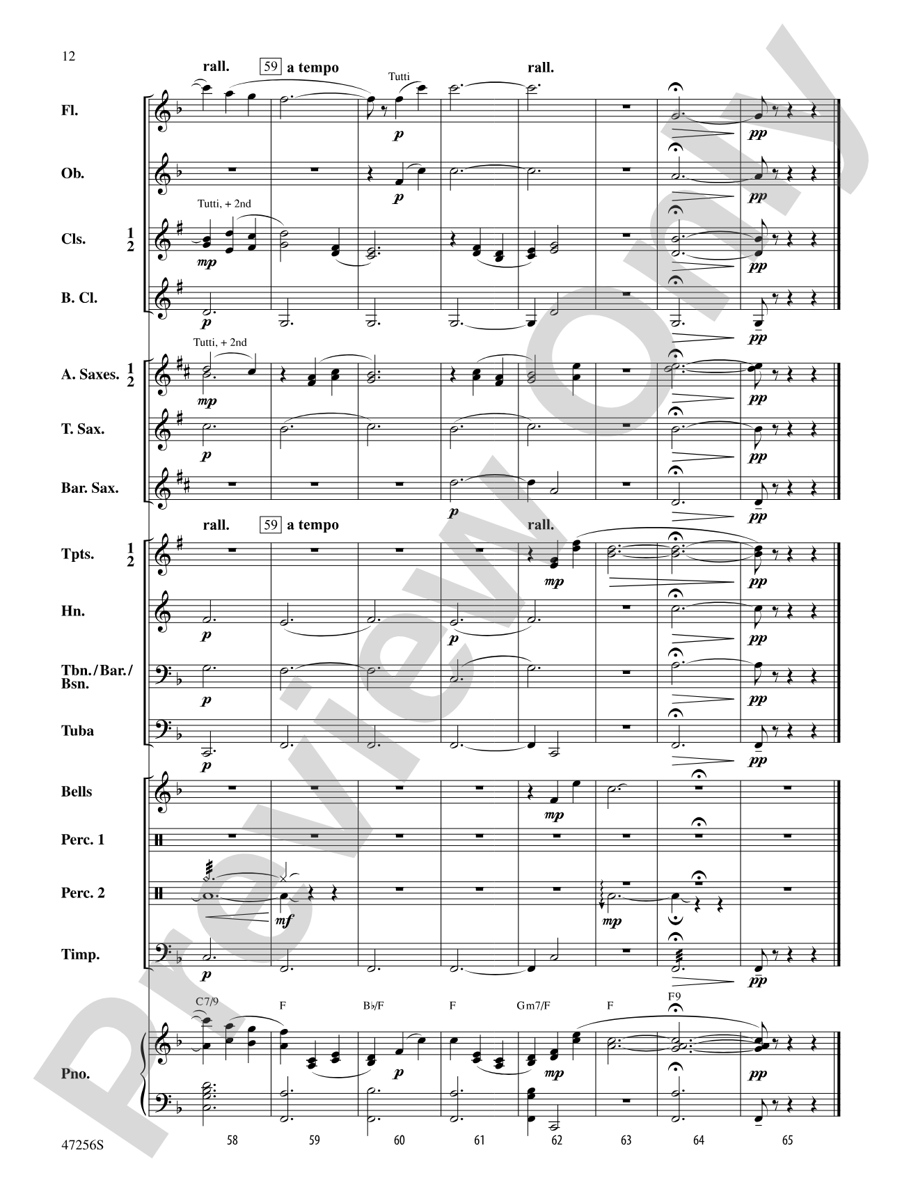 Blessed Legacy: Concert Band Conductor Score & Parts