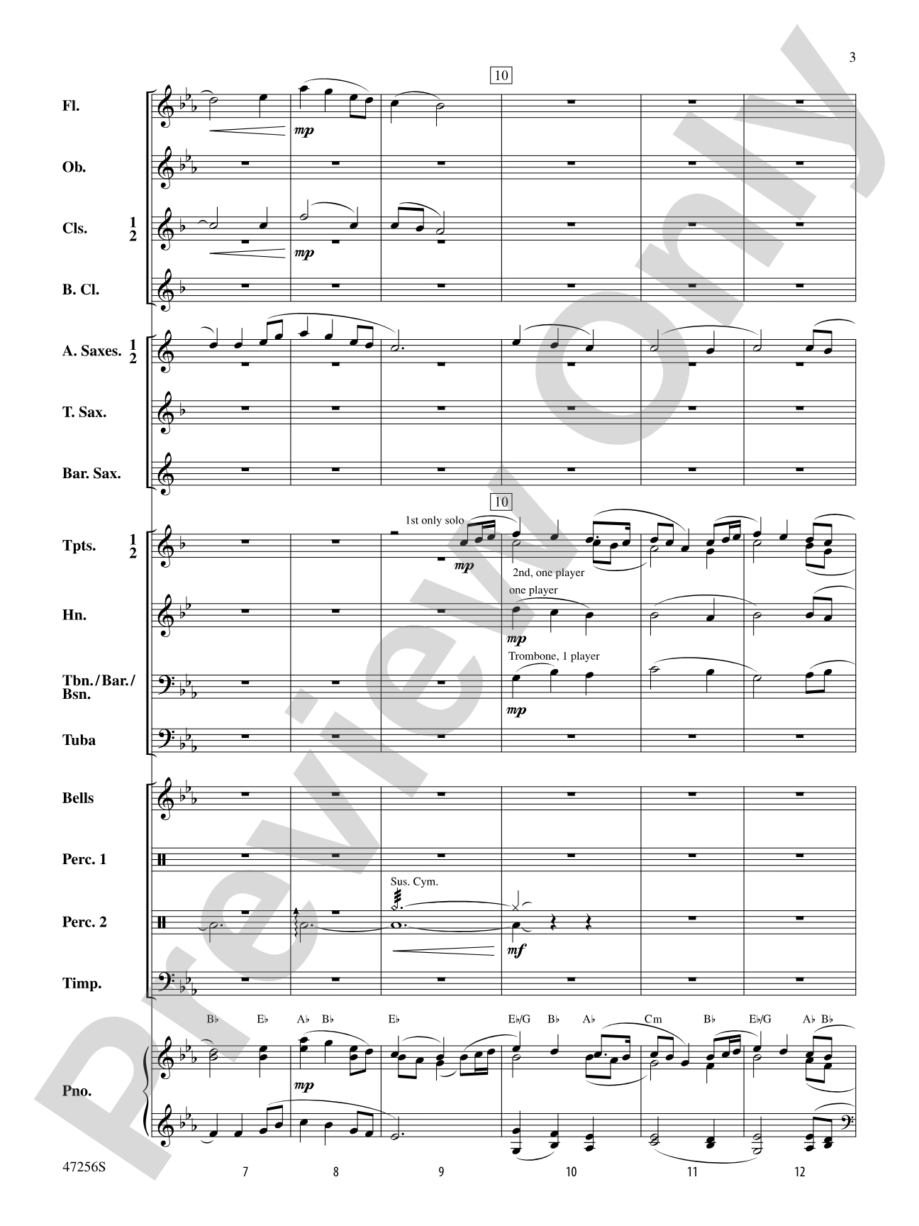 Blessed Legacy: Concert Band Conductor Score & Parts