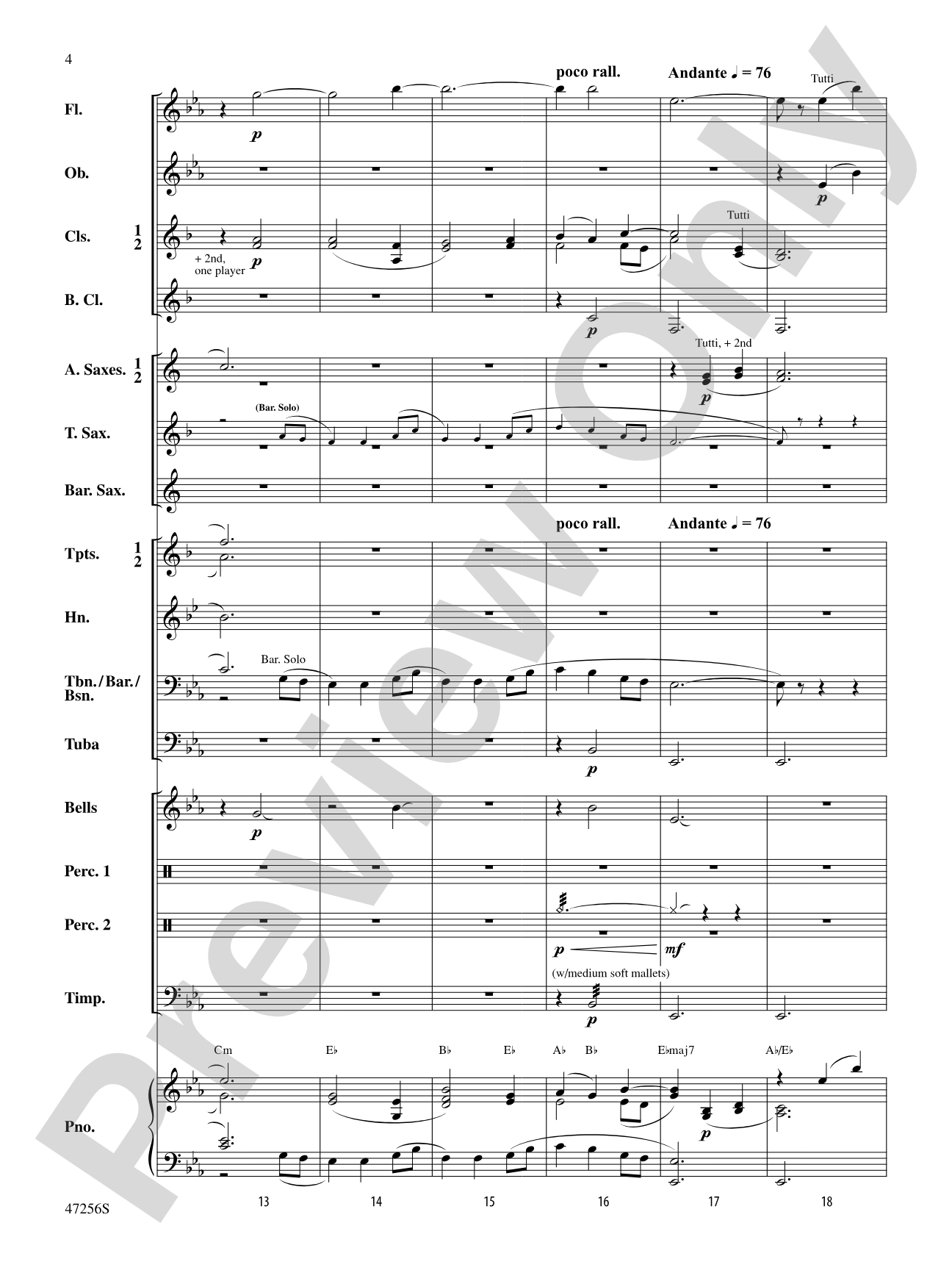 Blessed Legacy: Concert Band Conductor Score & Parts