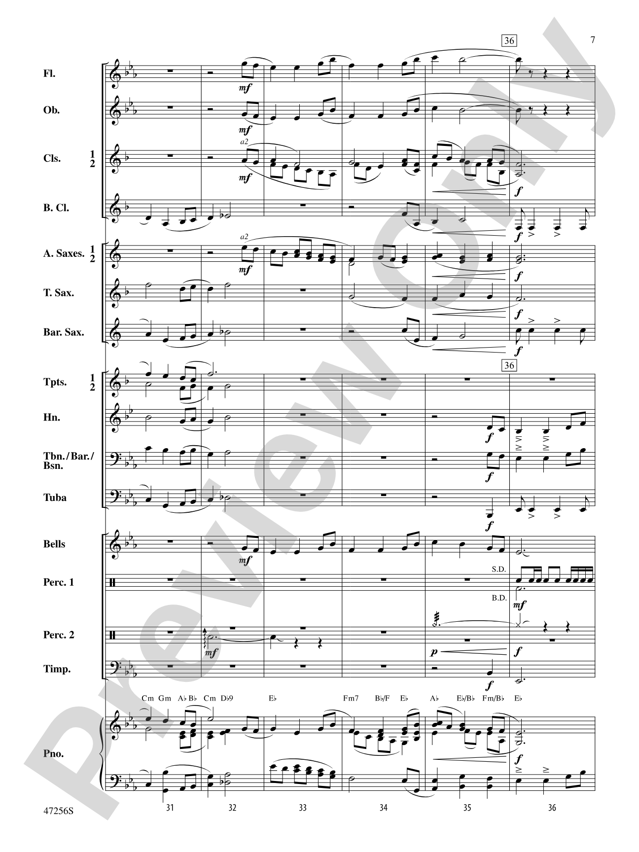 Blessed Legacy: Concert Band Conductor Score & Parts