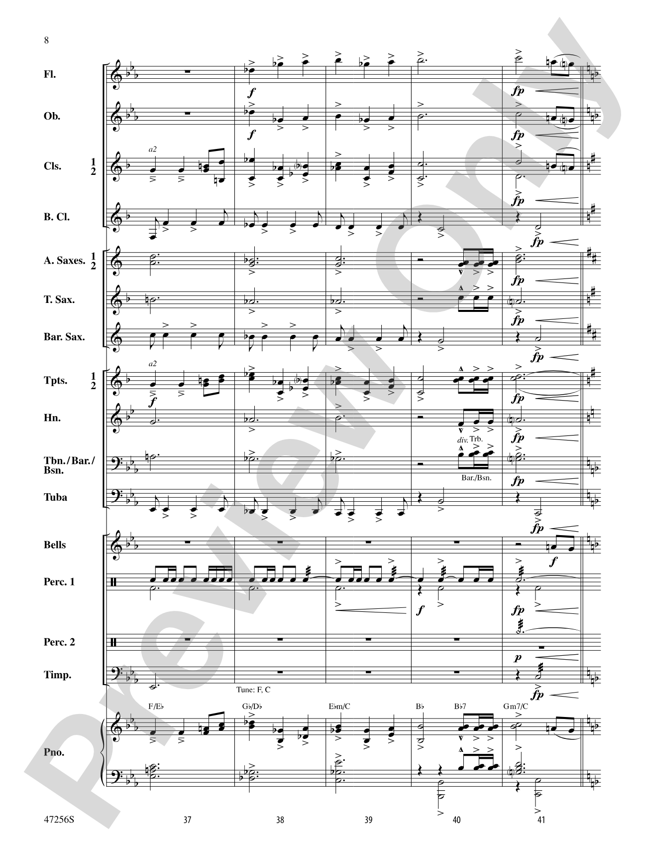 Blessed Legacy: Concert Band Conductor Score & Parts