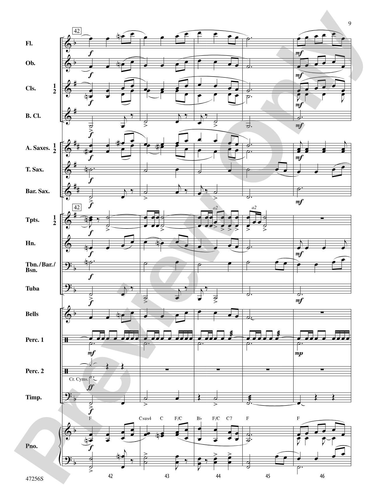 Blessed Legacy: Concert Band Conductor Score & Parts