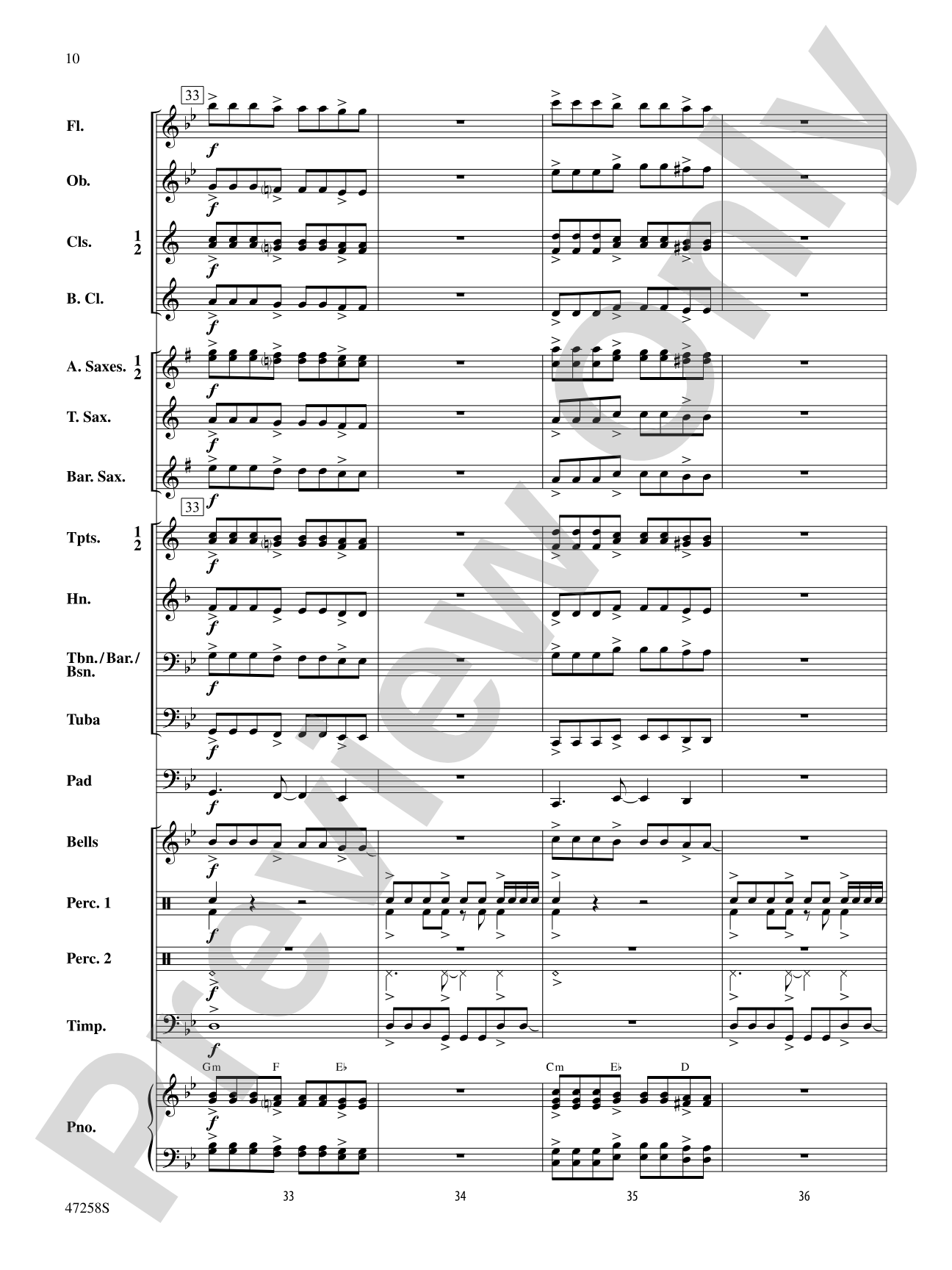 High Octane: Concert Band Conductor Score & Parts