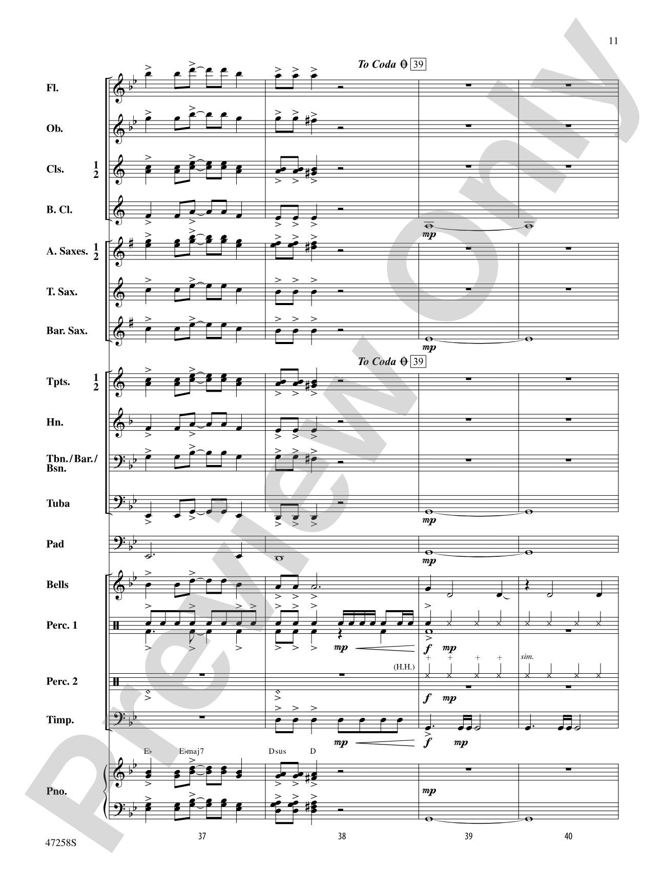High Octane: Concert Band Conductor Score & Parts
