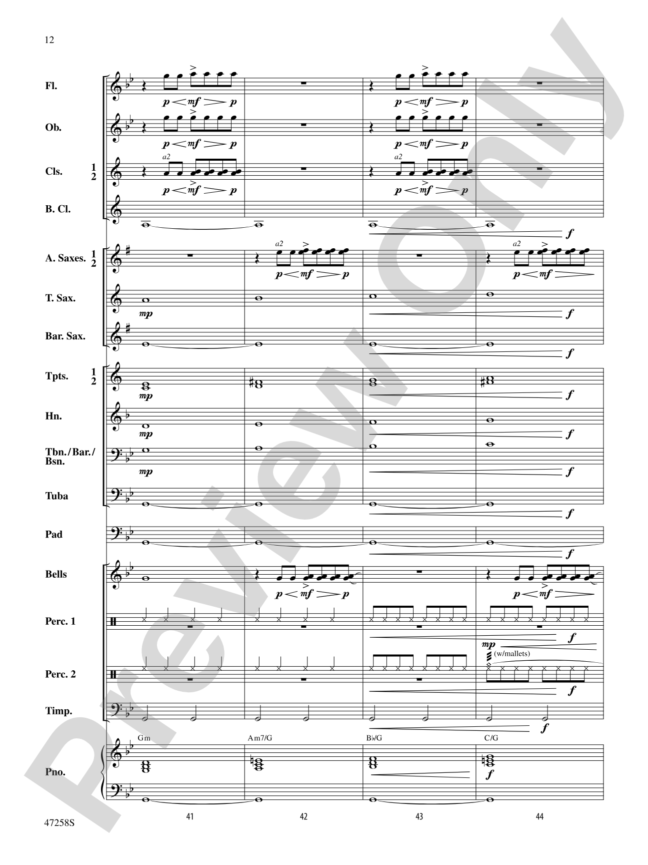 High Octane: Concert Band Conductor Score & Parts