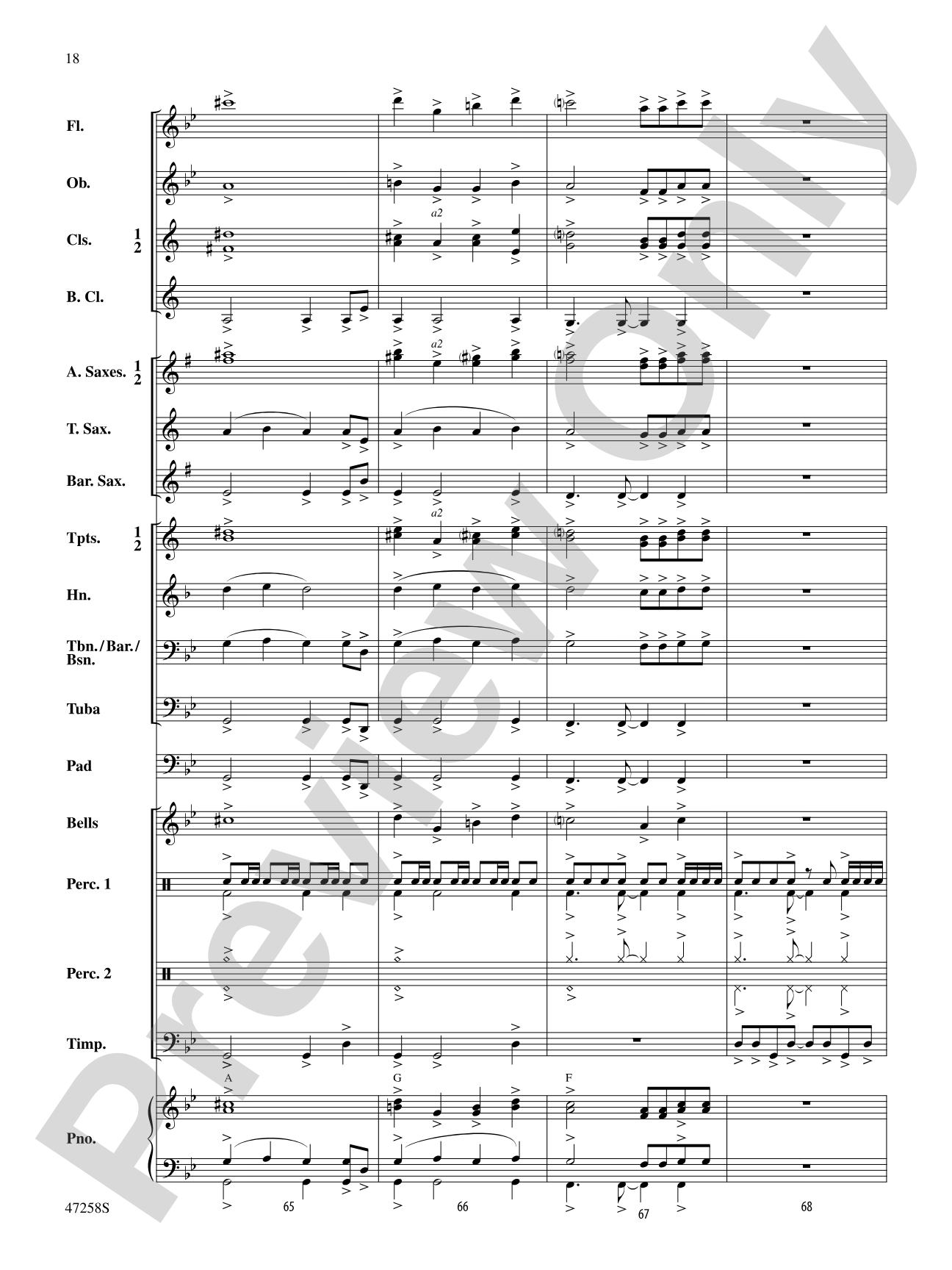 High Octane: Concert Band Conductor Score & Parts