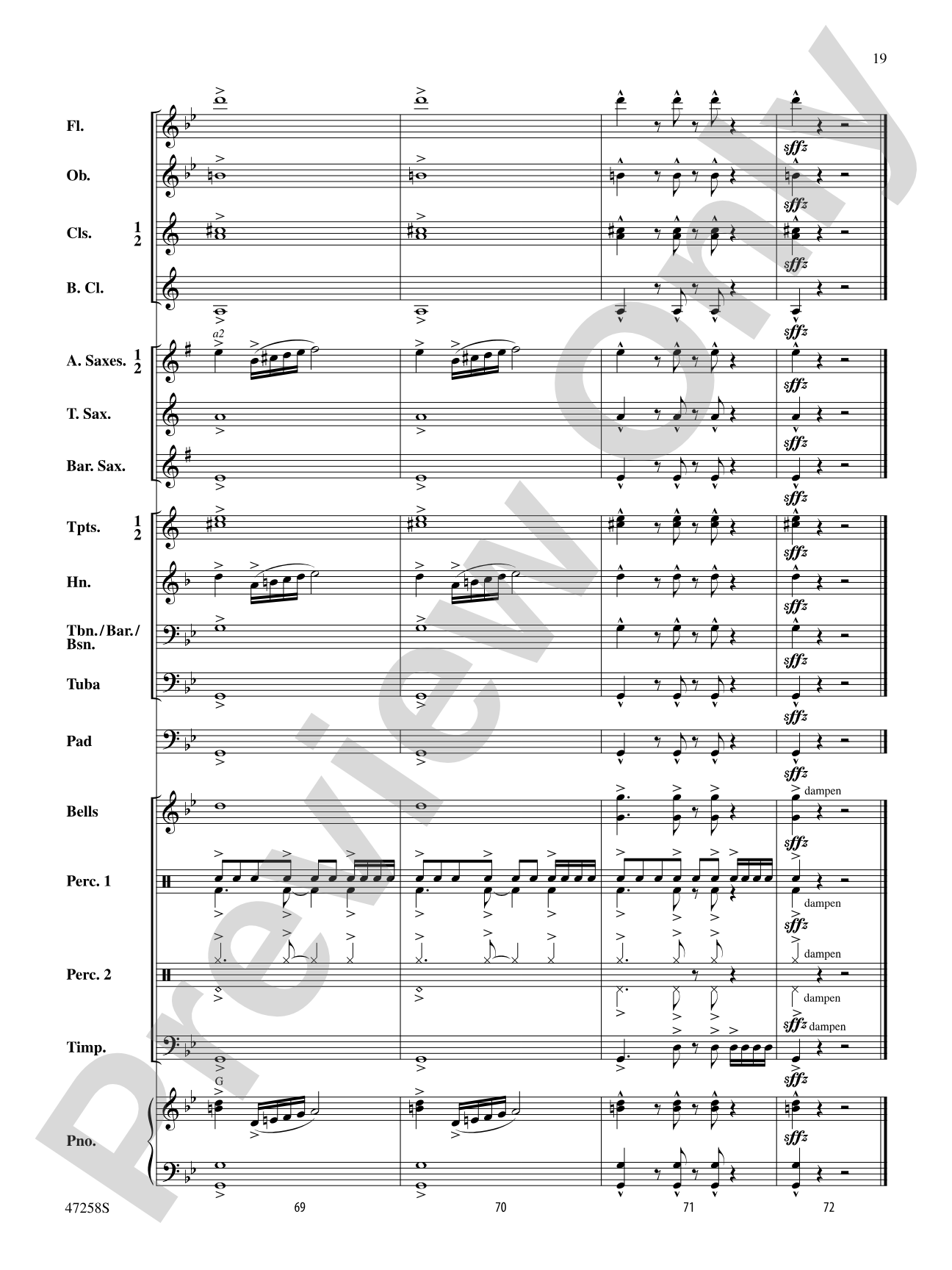 High Octane: Concert Band Conductor Score & Parts
