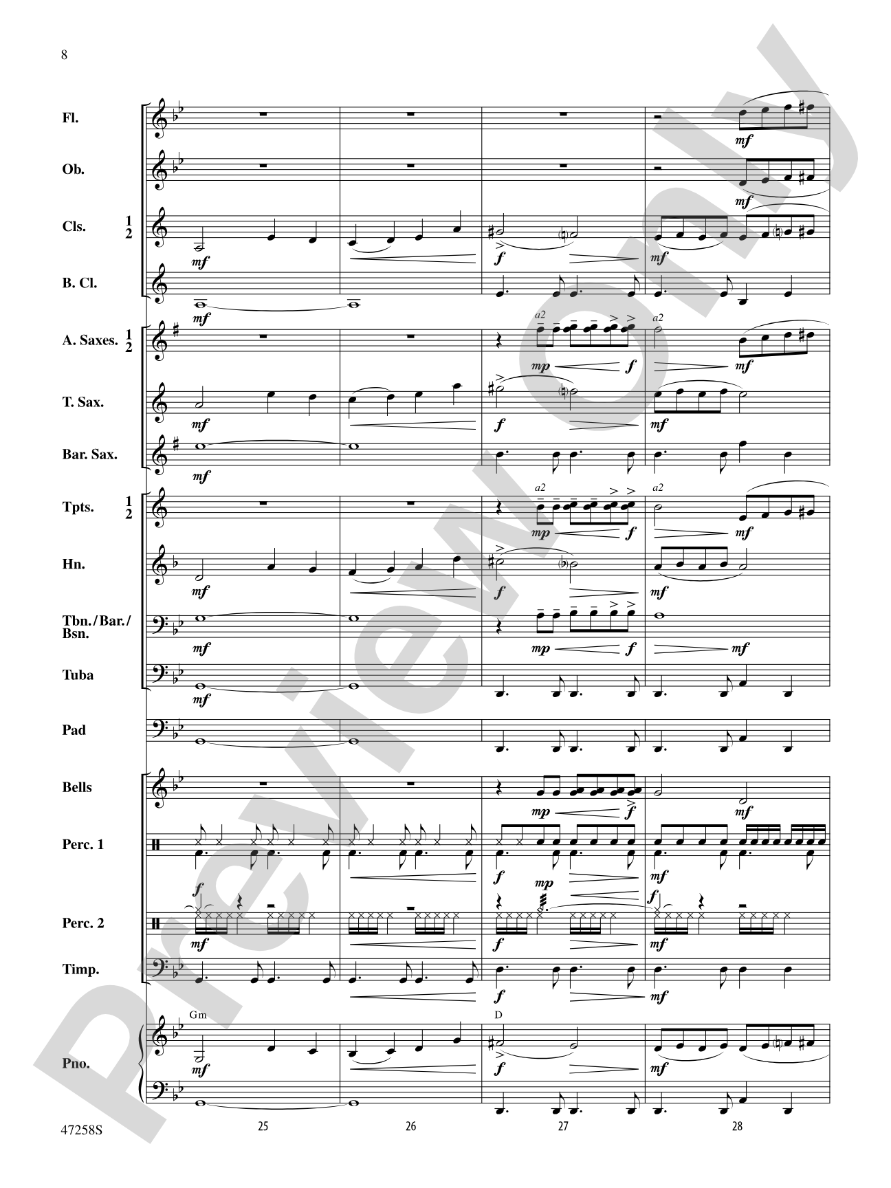 High Octane: Concert Band Conductor Score & Parts