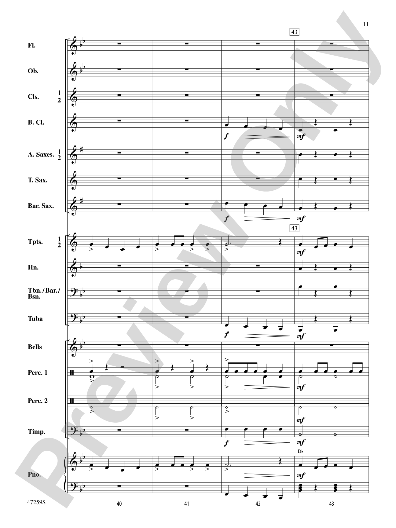 Animal Parade: Concert Band Conductor Score & Parts