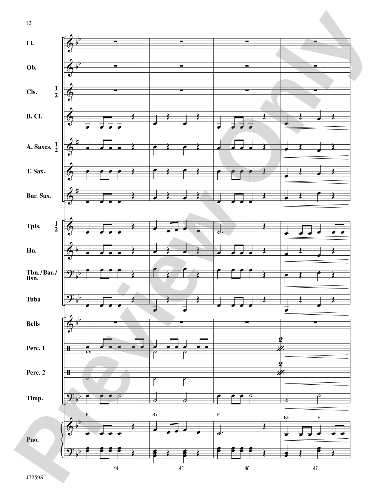 Animal Parade: Concert Band Conductor Score & Parts