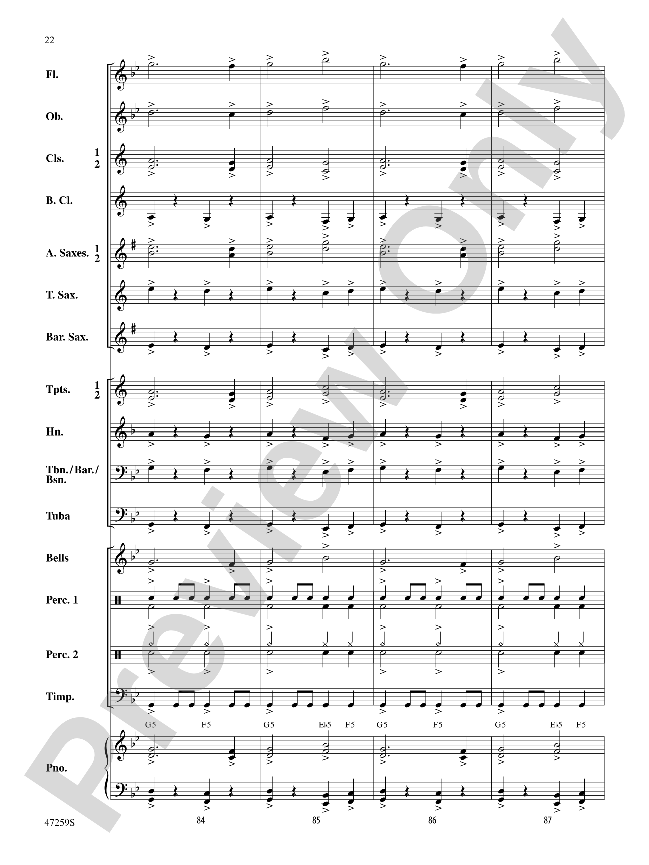 Animal Parade: Concert Band Conductor Score & Parts