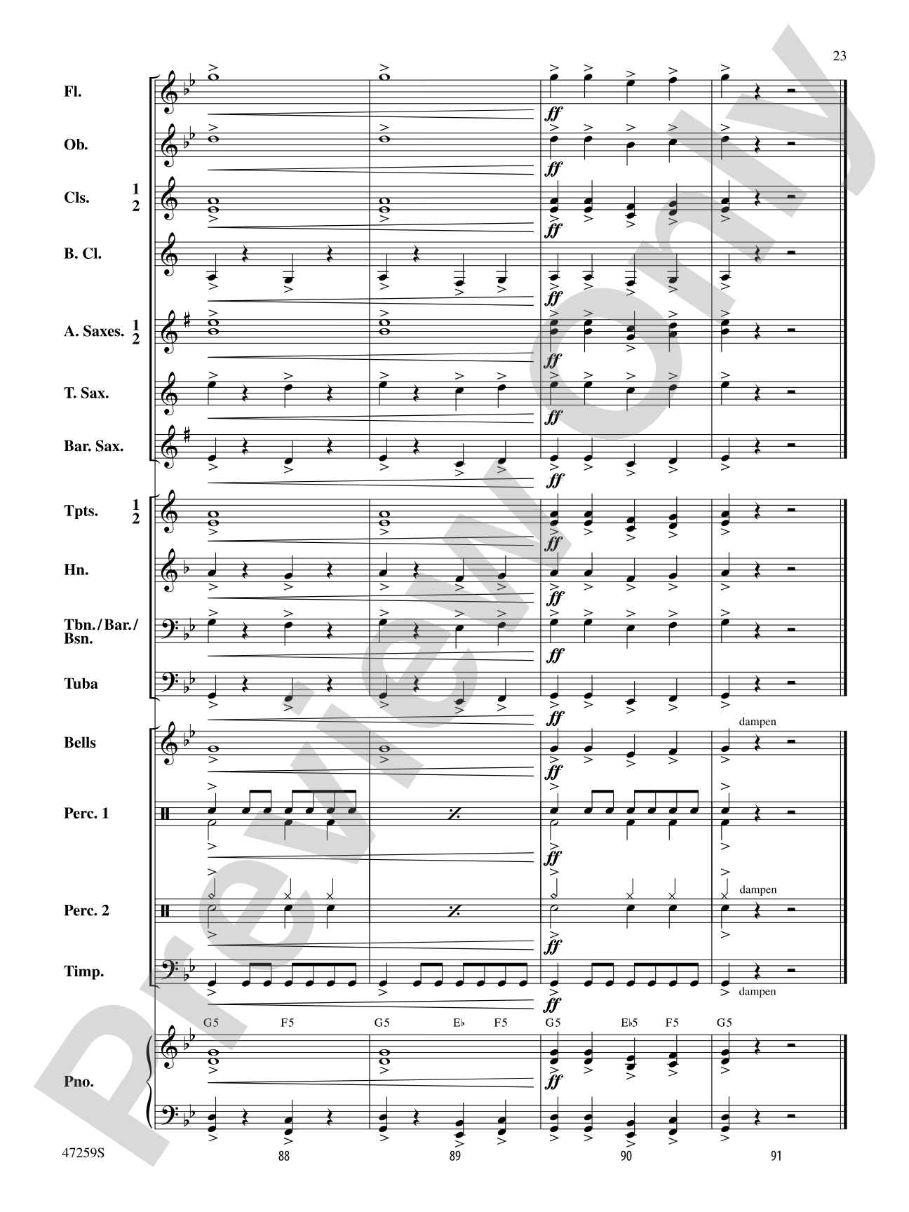Animal Parade: Concert Band Conductor Score & Parts