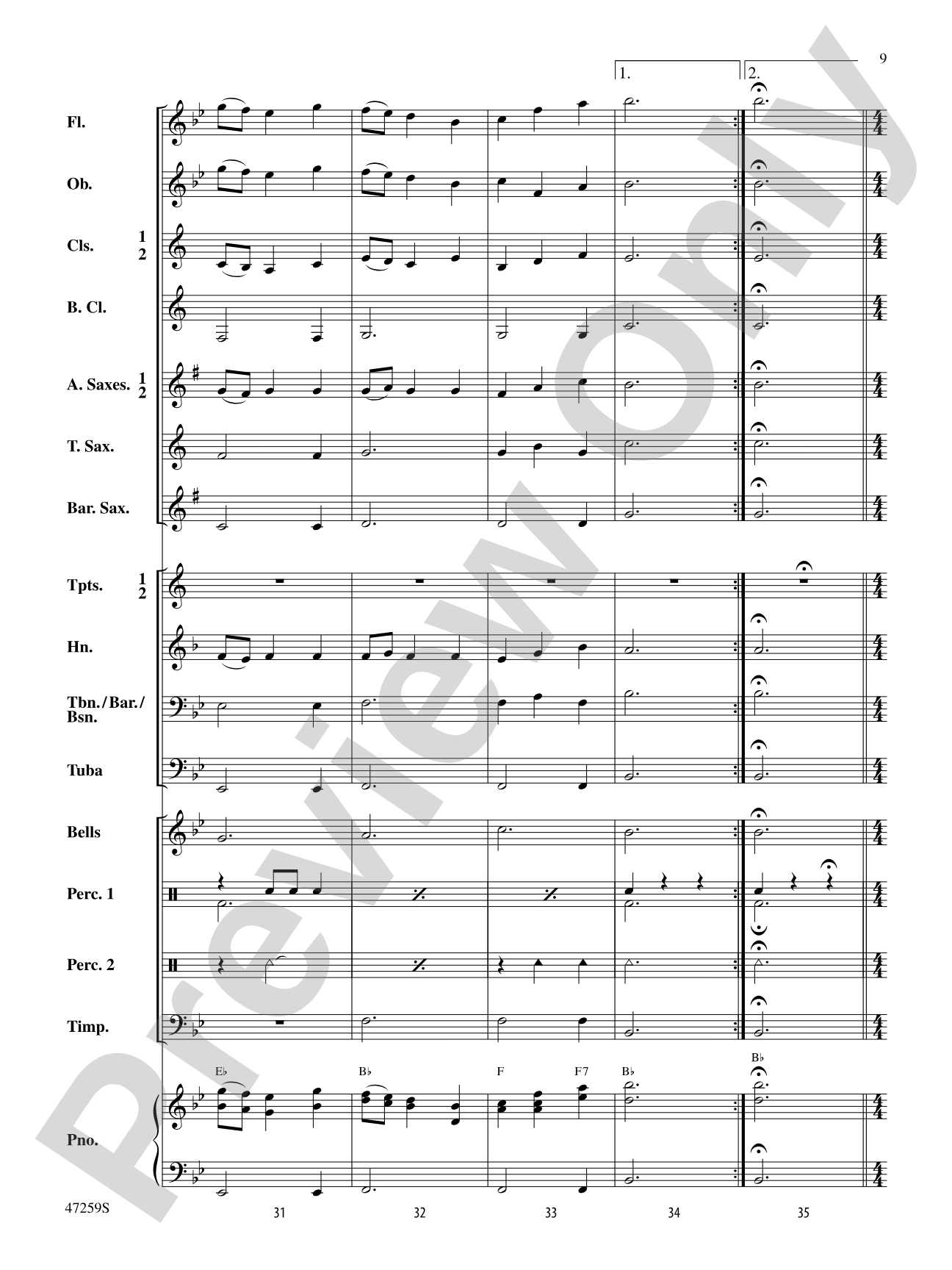 Animal Parade: Concert Band Conductor Score & Parts
