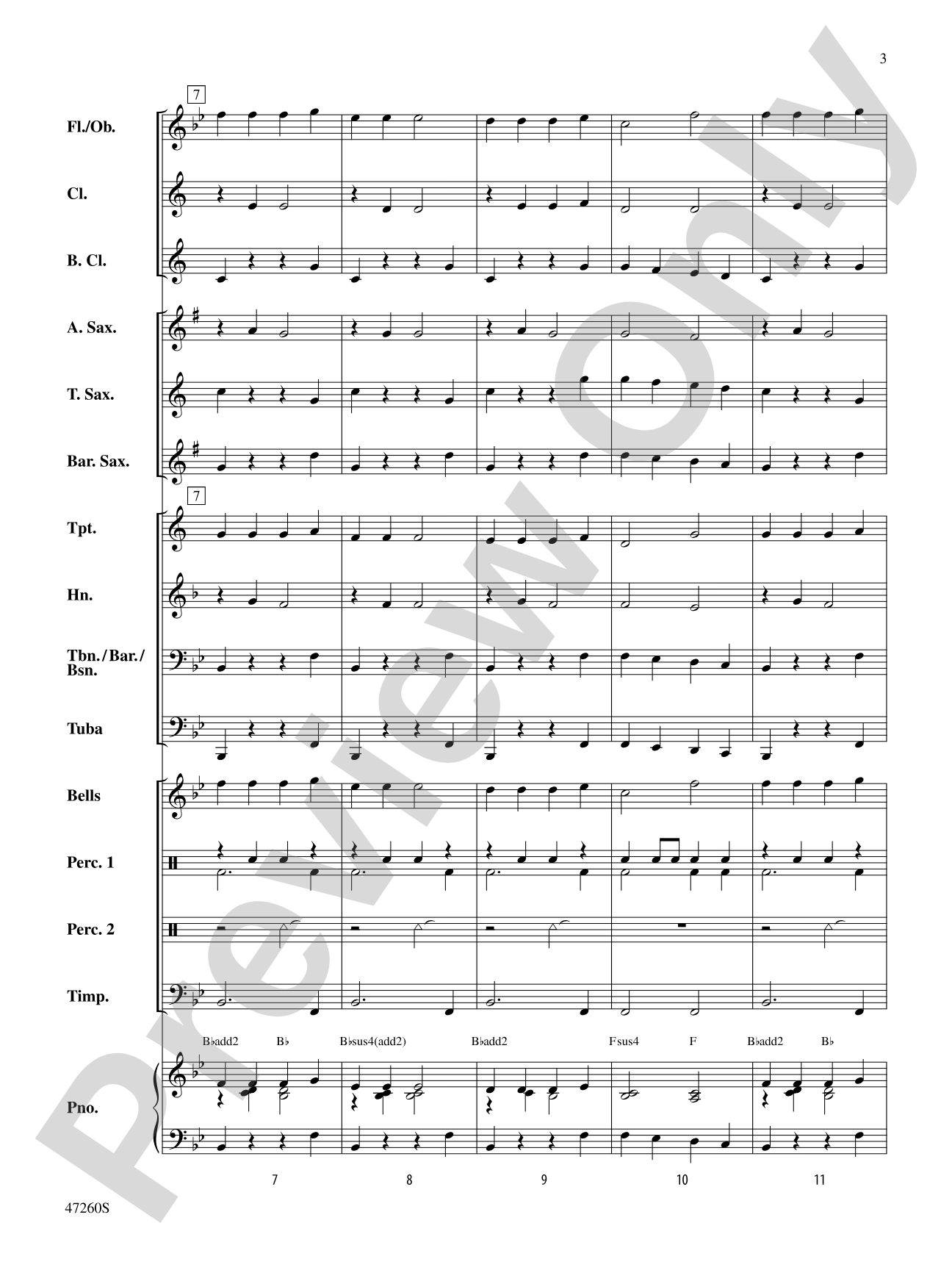 Just Add Music: Concert Band Conductor Score & Parts