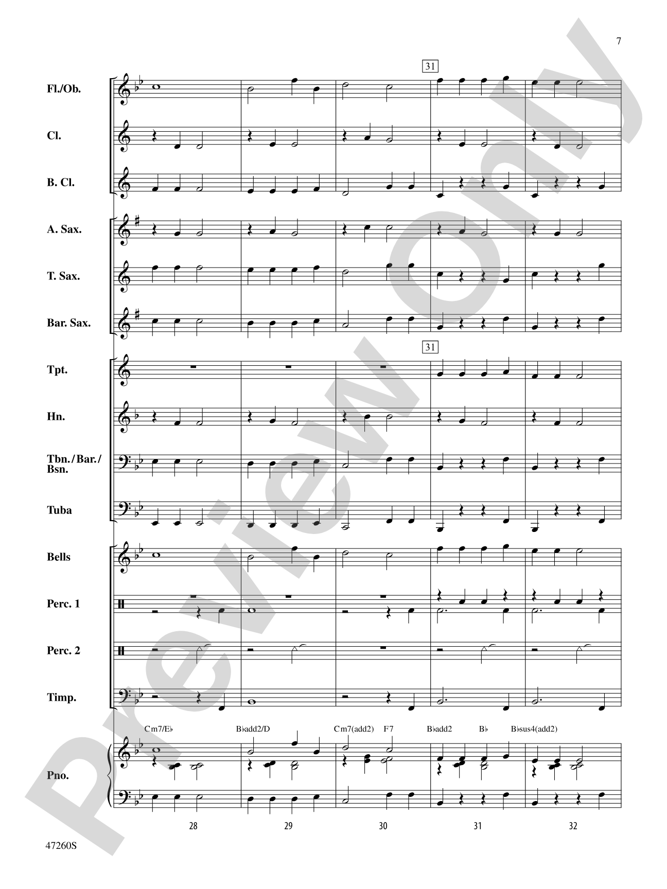 Just Add Music: Concert Band Conductor Score & Parts
