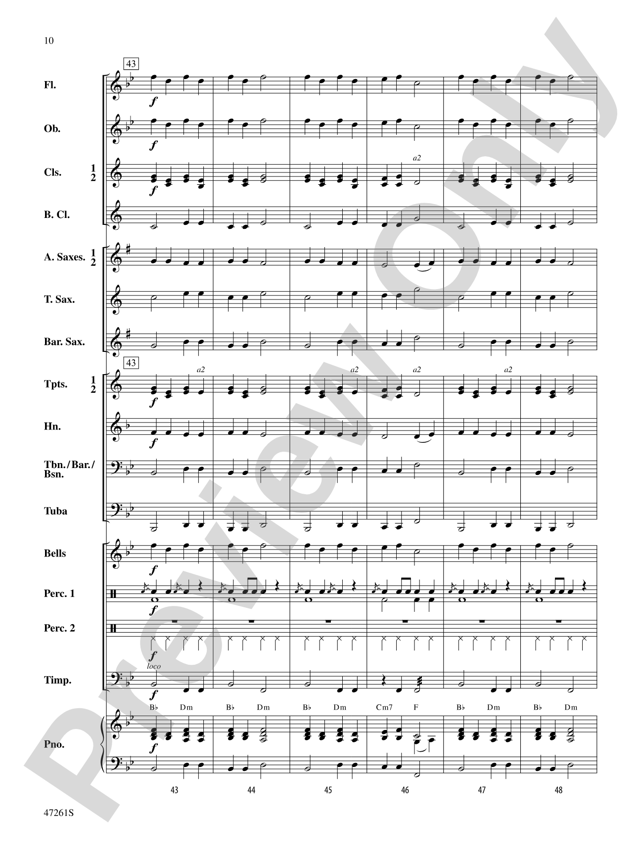 Holiday Shopping: Concert Band Conductor Score & Parts