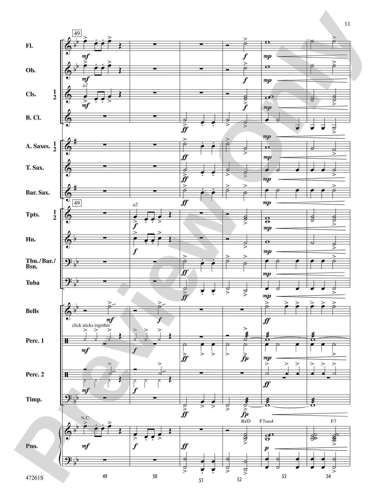 Holiday Shopping: Concert Band Conductor Score & Parts
