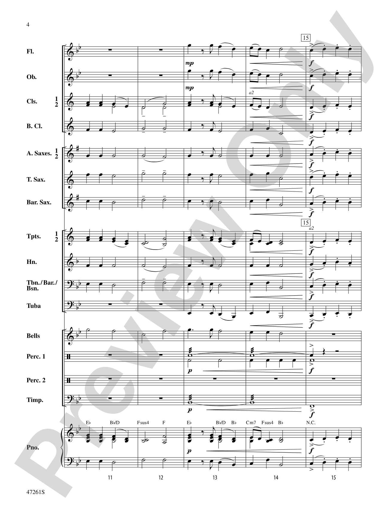 Holiday Shopping: Concert Band Conductor Score & Parts
