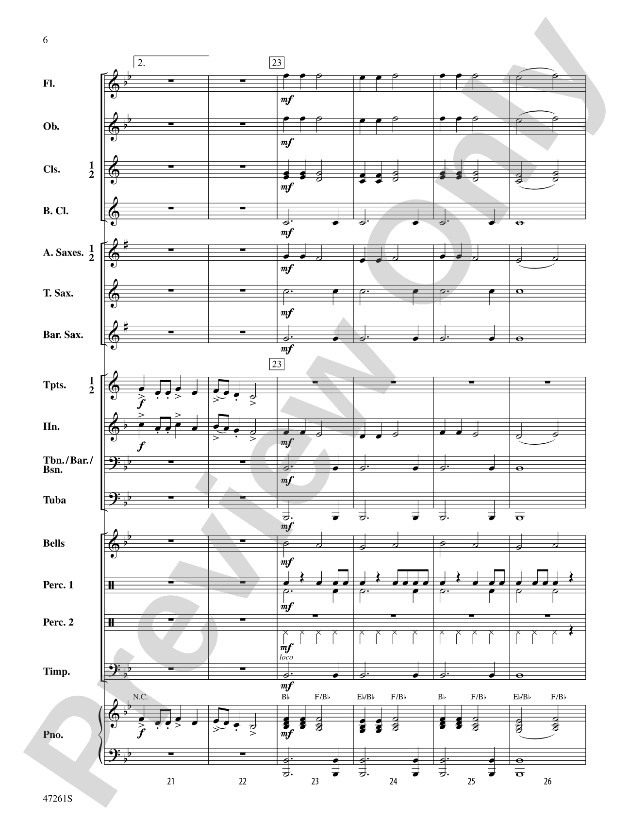 Holiday Shopping: Concert Band Conductor Score & Parts