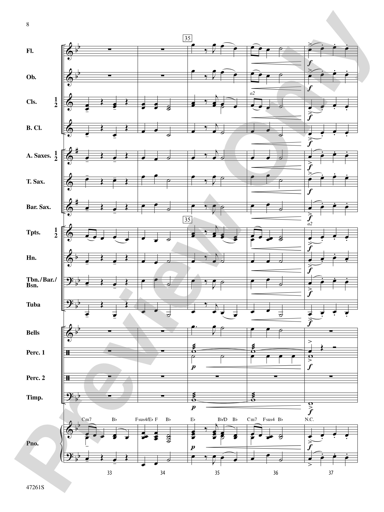 Holiday Shopping: Concert Band Conductor Score & Parts