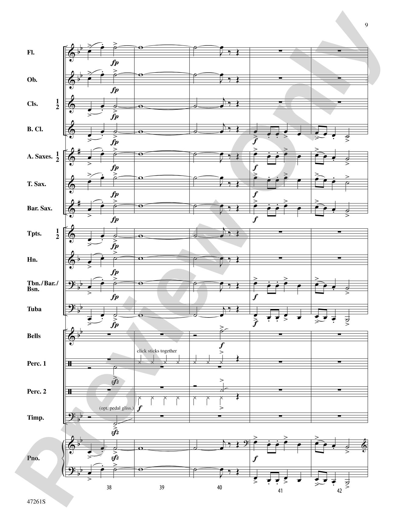 Holiday Shopping: Concert Band Conductor Score & Parts