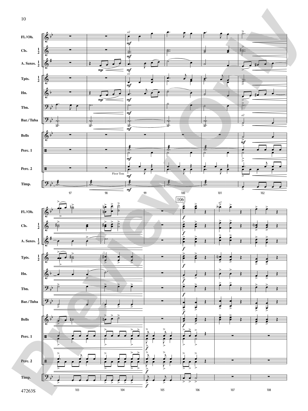 Galliard: Concert Band Conductor Score & Parts
