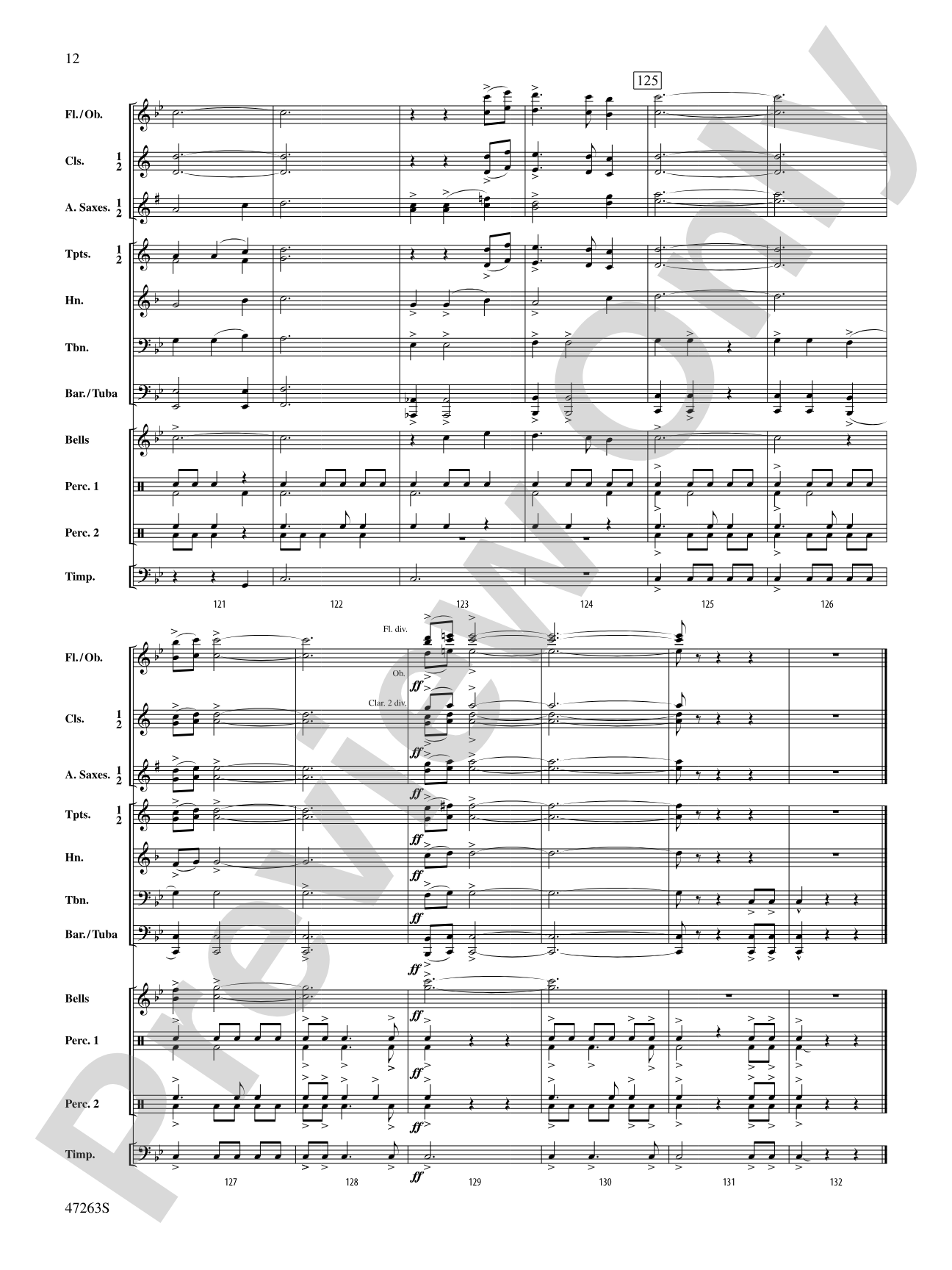 Galliard: Concert Band Conductor Score & Parts