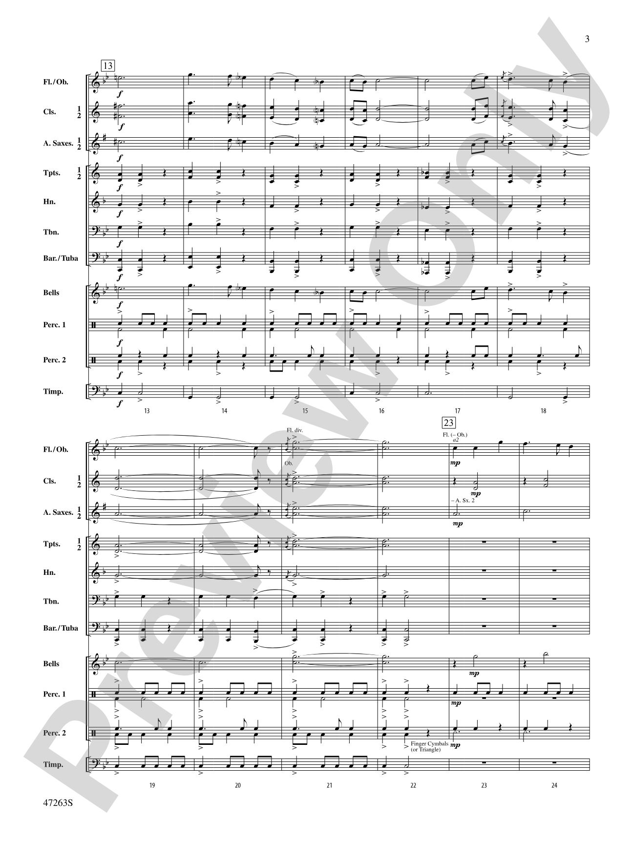 Galliard: Concert Band Conductor Score & Parts