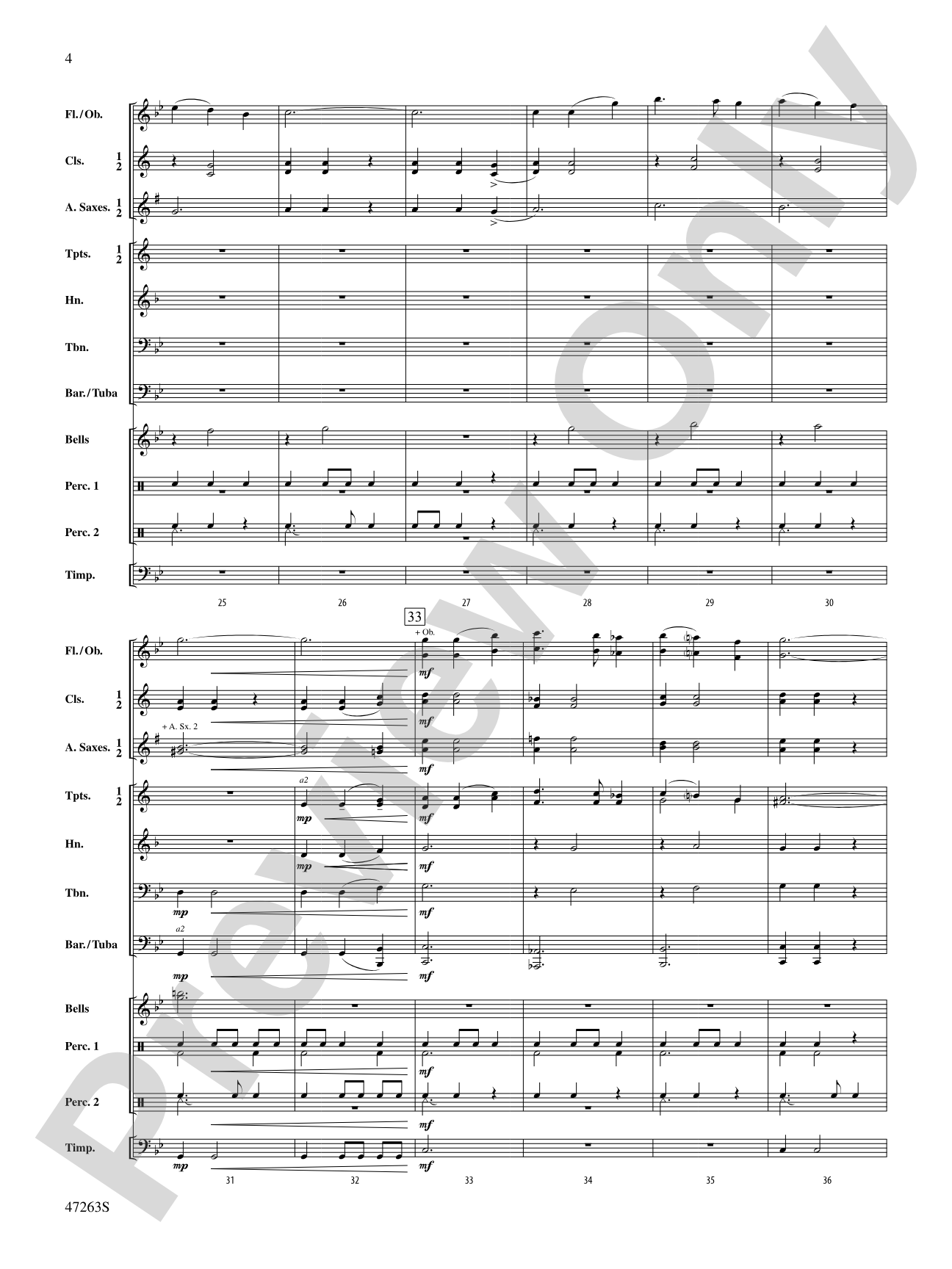 Galliard: Concert Band Conductor Score & Parts