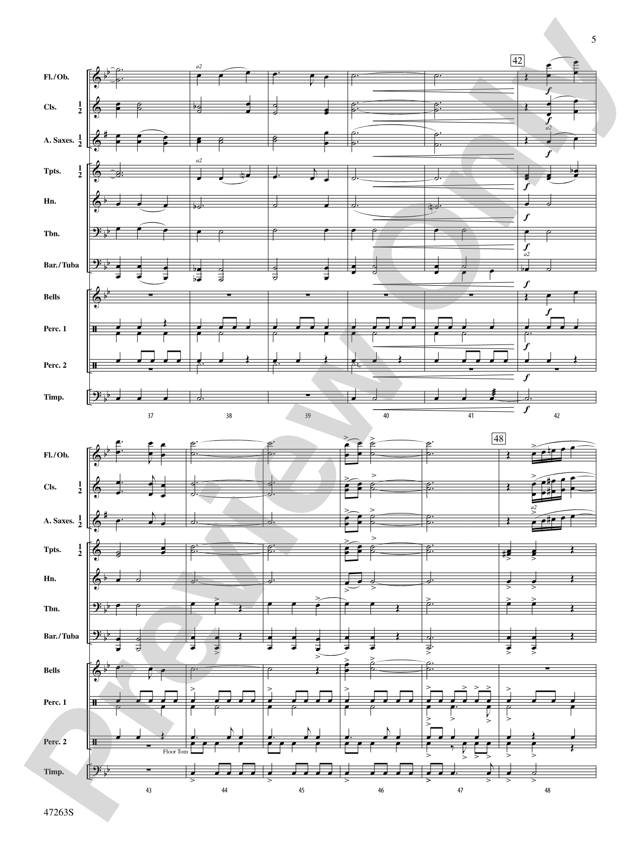 Galliard: Concert Band Conductor Score & Parts