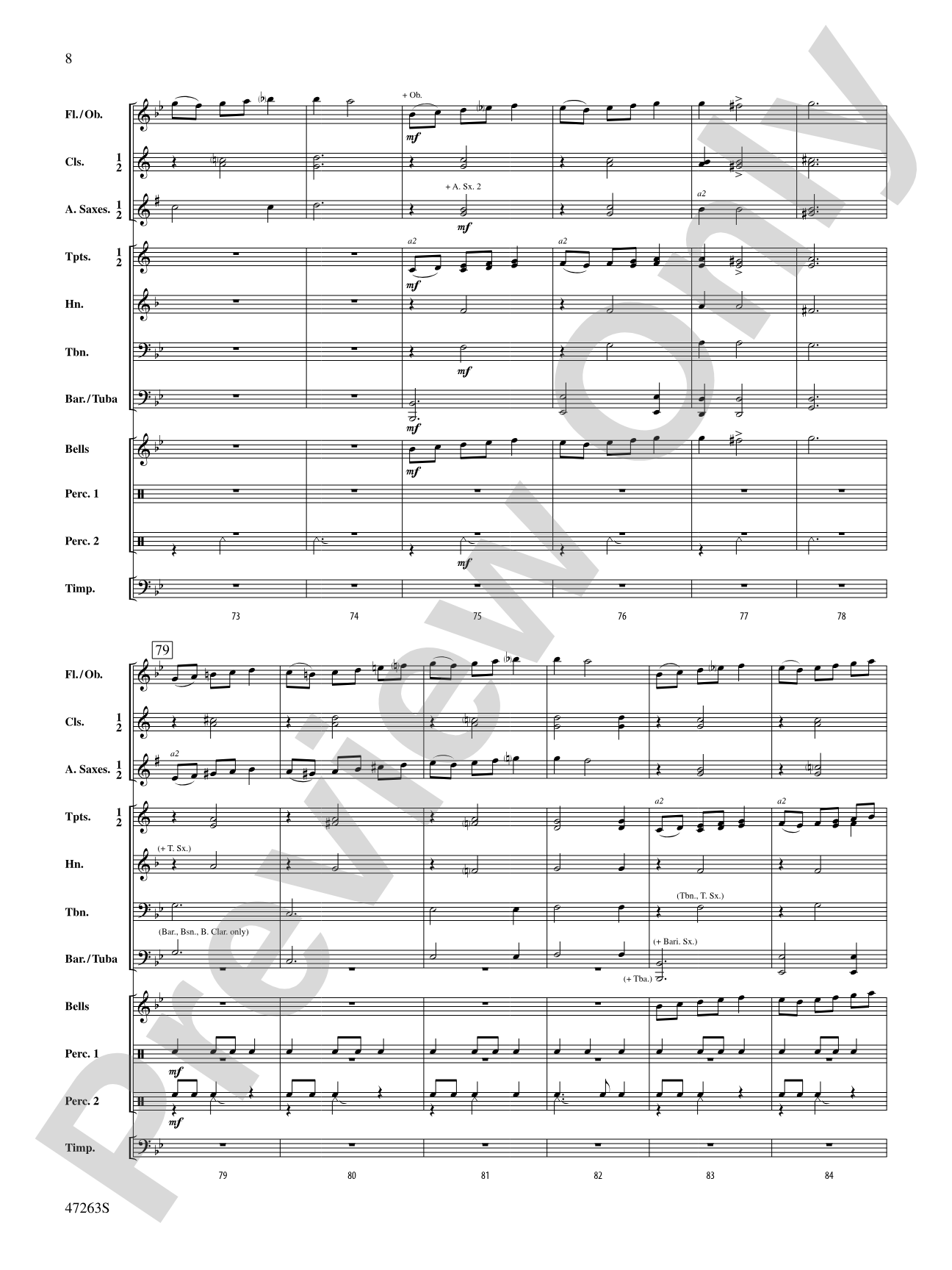 Galliard: Concert Band Conductor Score & Parts