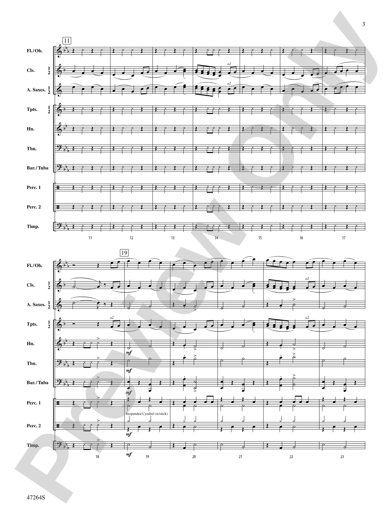 Stumptown Stomp: Concert Band Conductor Score & Parts