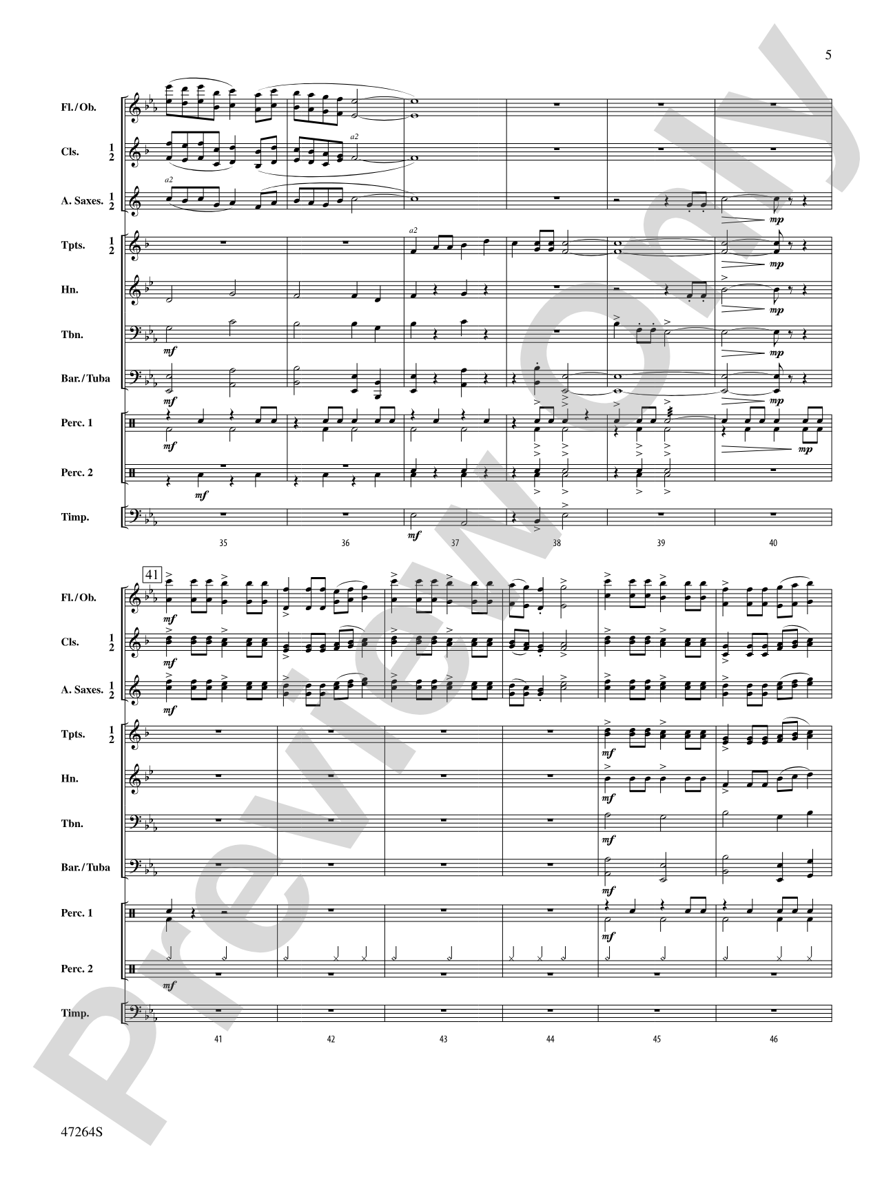 Stumptown Stomp: Concert Band Conductor Score & Parts