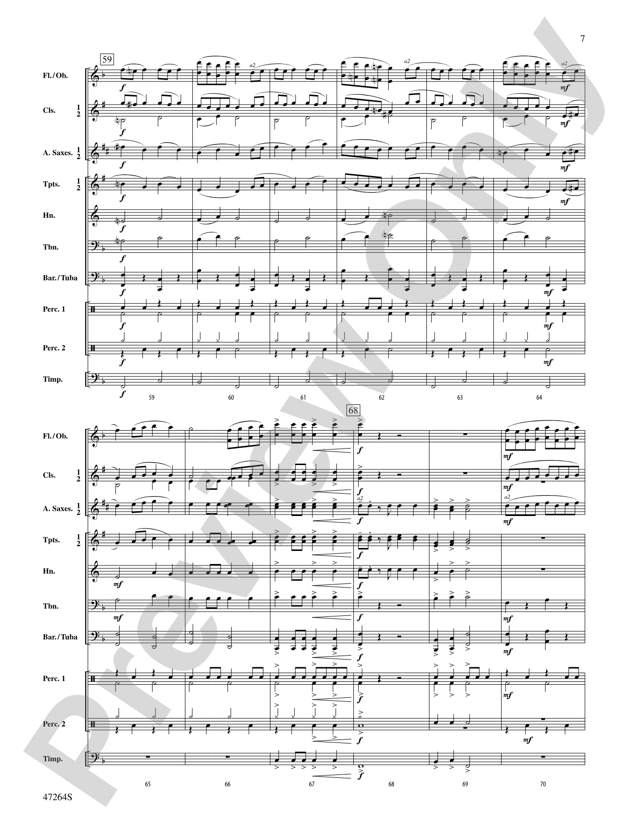 Stumptown Stomp: Concert Band Conductor Score & Parts